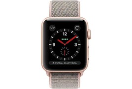 Apple Watch Series 3 GPS + Cellular Smartwatch (White Strap, 42mm)