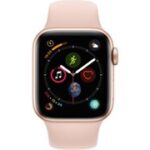 Apple Watch Series 4 GPS + Cellular Smartwatch (Black Strap, 44mm)