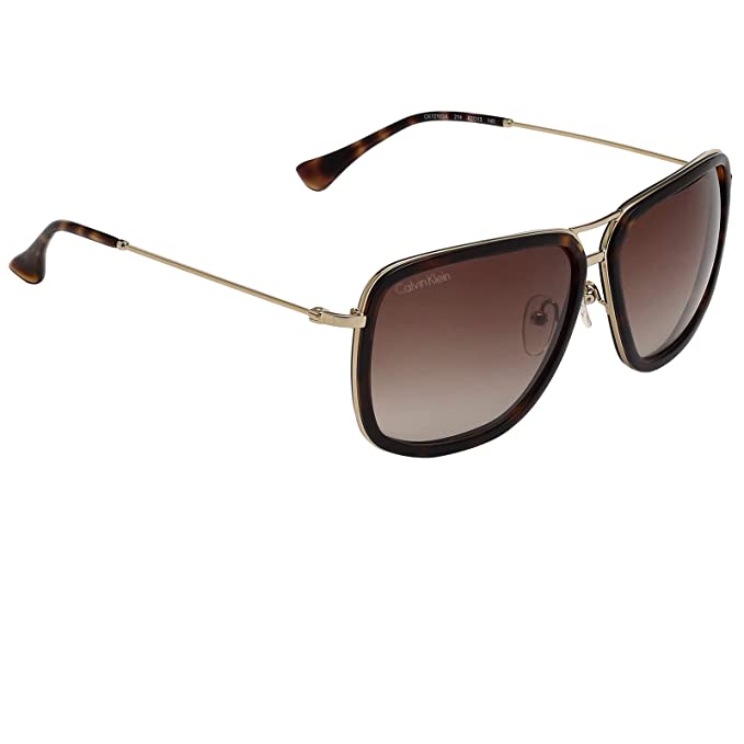 Calvin Klein Gradient Square Men's Sunglasses - ( CK 1216A 214 62 S |62| Brown Color Lens ) - Image 3