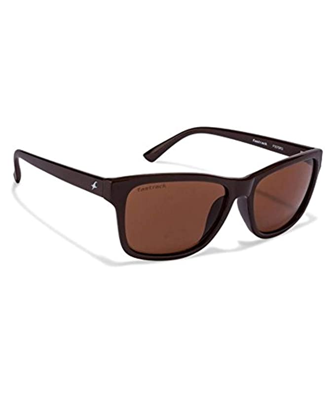 fast Men's Square Sunglasses Brown Frame, Brown Lens -Pack of 1 - Image 3