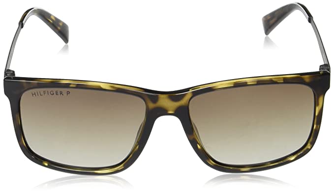 Tommy Hilfiger Gradient Square Unisex Sunglasses 1526 C3 S |57| Brown Colour Lens - Image 2