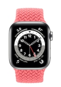 Apple Watch Series 6 GPS + Cellular Smartwatch (Gold Milanese Strap, 40mm)