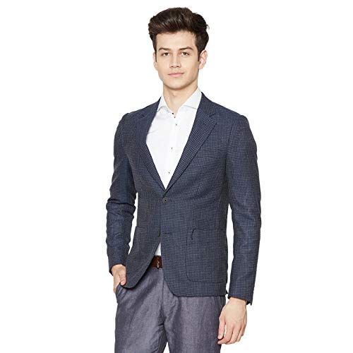 Mens Navy Blue Blazers - Image 2
