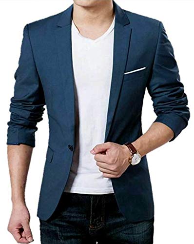 Men's Party Slim Fit Single Breasted Blazer - Image 2