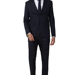 Men Navy Two Piece Suit Business Vest (PISUSNSPP26797 40)