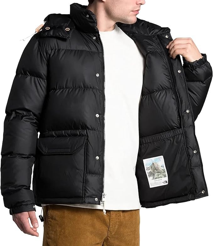 THE FACE Men's Sierra Down Parka Winter Puffer Hooded Jacket - Image 6