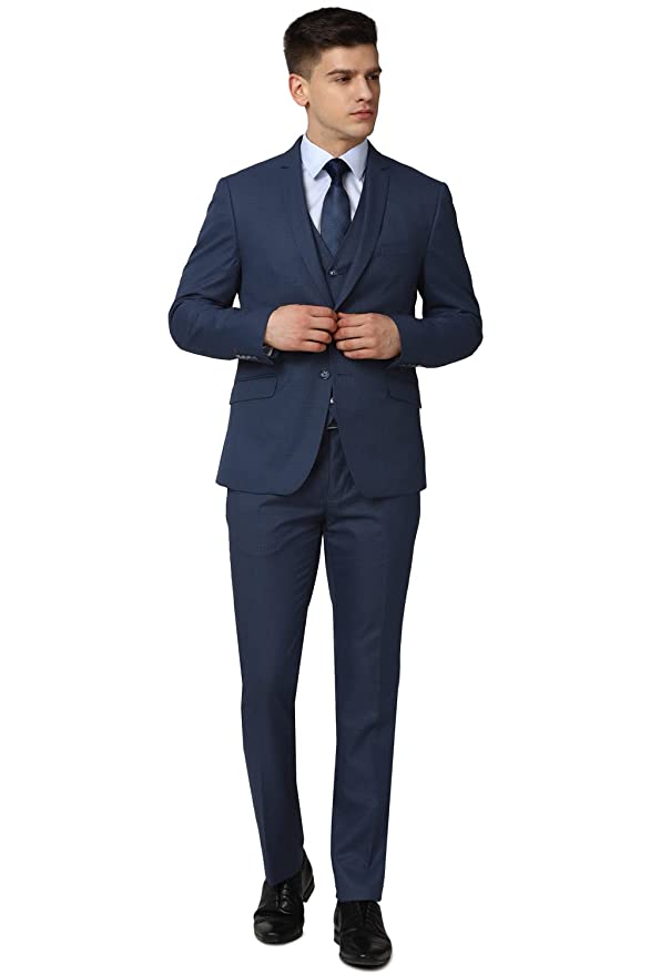 Heusen Men Business Suit Pants Set