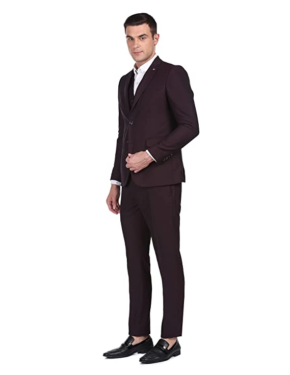 Men Business Suit Pants Set - Image 3