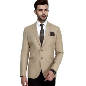 Men's Slim Fit Single Breasted Blazer