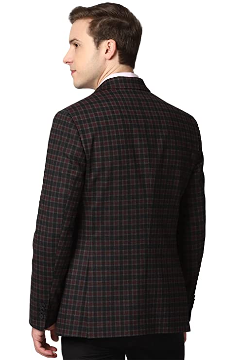 Men Maroon Blazer Regular (PIBZWNSFS78410 40) - Image 3