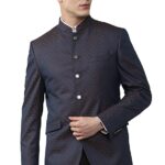 Heusen Men's Slim Blazer (VHBZCSLFR20524_Navy_40)