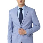 Heusen Men's Blue Blazer (VHBZFSLF229131 38)