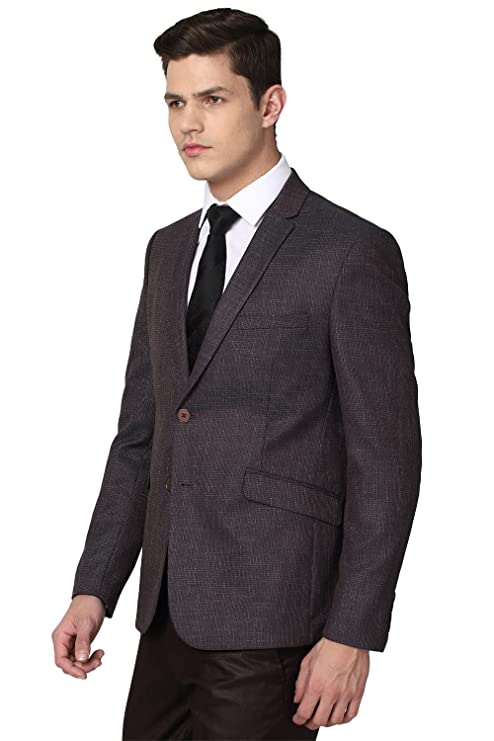 Heusen Men's Grey Blazer Regular - Image 2