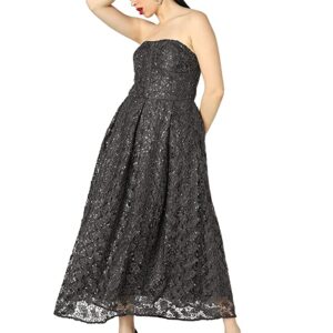 MODA Women's Cotton A-Line Midi Dress