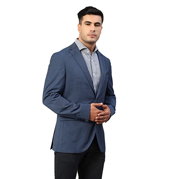 Unique Men Blue Blazers - Image 3