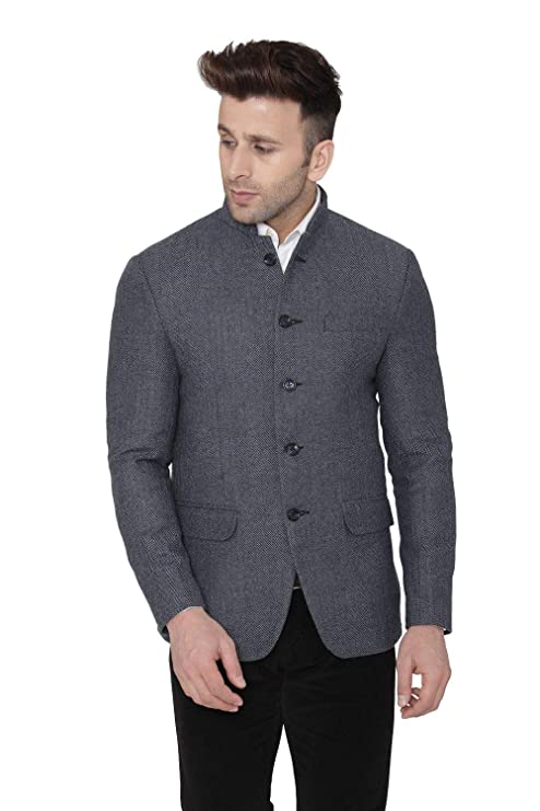 Men's Tweed Casual and Festive Blazer Coat Jacket : Multiple Colors and Sizes