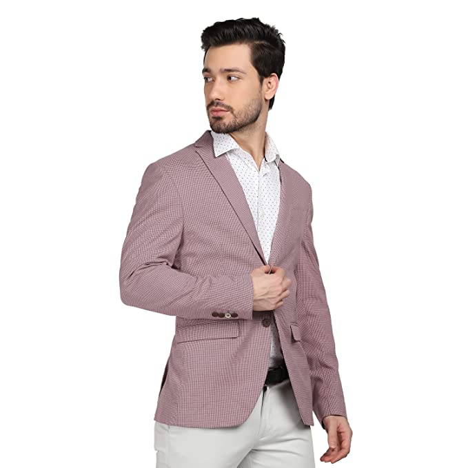 Stylish Structured Polyester Cotton Slim Fit Mens Casual Wear Jacket - Image 2