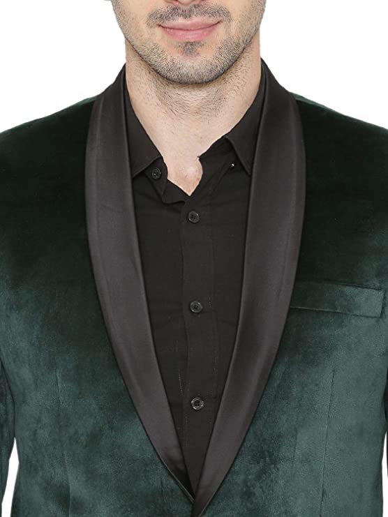 Men's Regular Fit Tuxedo Blazer - Image 3