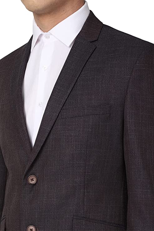 Heusen Men's Grey Blazer Regular - Image 3