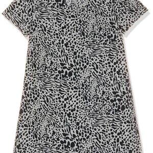 MODA Women 10261945 A-Line Dress, Black, L